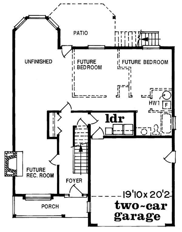 House Blueprint - Victorian Floor Plan - Main Floor Plan #47-798