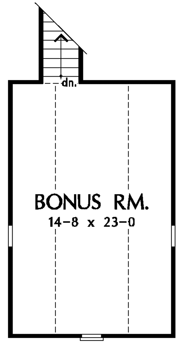 Home Plan - Optional Bonus Level