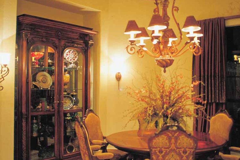 House Blueprint - Interior - Dining Room for Mediterranean House Plan #417-566 - 5 bed, 6.5 bath