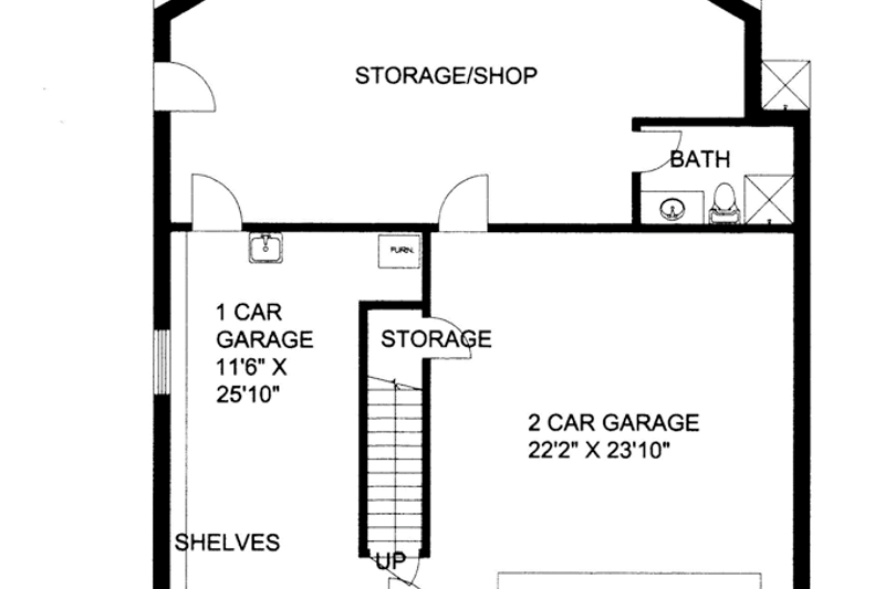 Home Plan - Exterior - Other Elevation for Contemporary House Plan #117-862 - 3 bed, 3 bath
