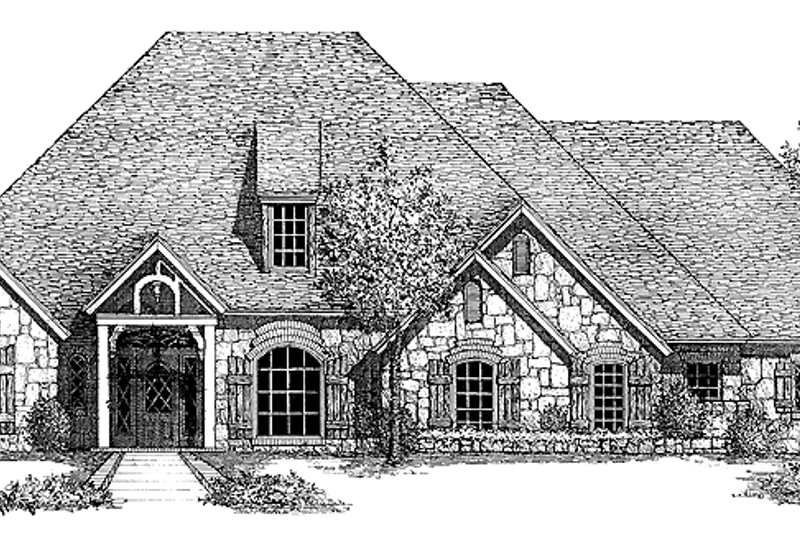 Home Plan - Country Exterior - Front Elevation Plan #310-1169