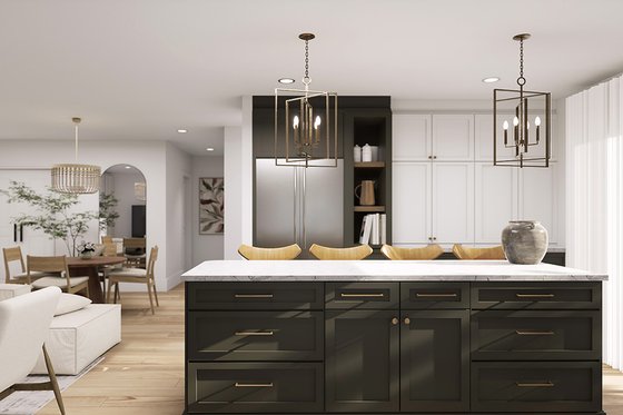 Interior - Kitchen for Cottage House Plan #23-691 - 2 bed, 1 bath