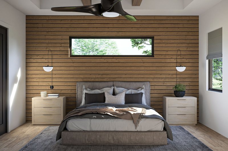 Architectural House Design - Interior - Bedroom for Prairie House Plan #455-335 - 3 bed, 2.5 bath