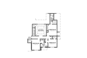European Style House Plan - 5 Beds 4 Baths 3589 Sq/Ft Plan #424-81 