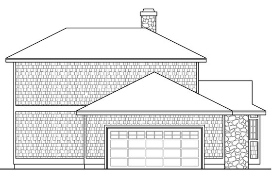 Exterior - Other Elevation for Beach House Plan #124-1094 - 2 bed, 2 bath