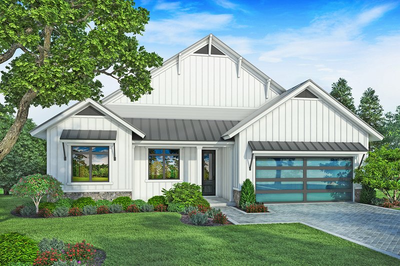 Home Plan - Farmhouse Exterior - Front Elevation Plan #938-106