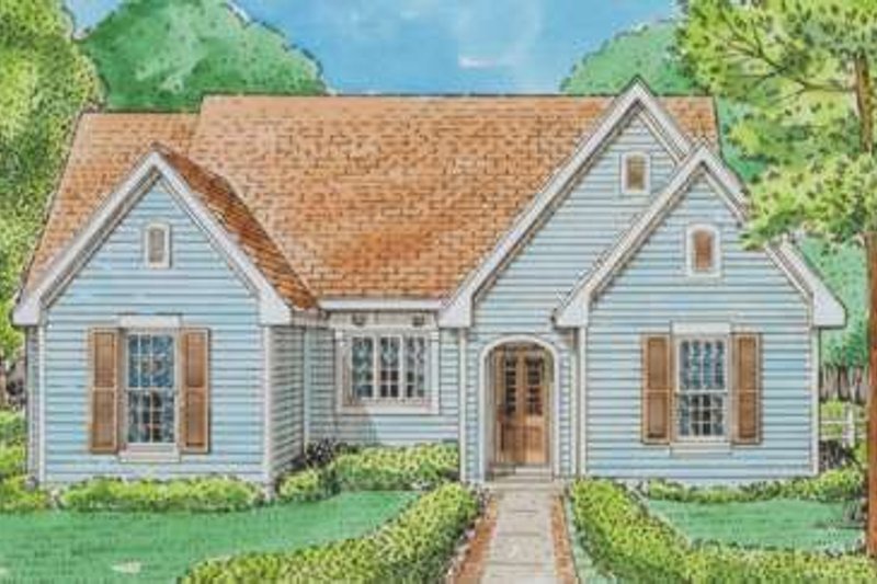 House Plan Design - Country Exterior - Front Elevation Plan #410-344