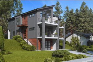 Exterior - Other Elevation for Contemporary House Plan #1066-71 - 6 bed, 6 bath