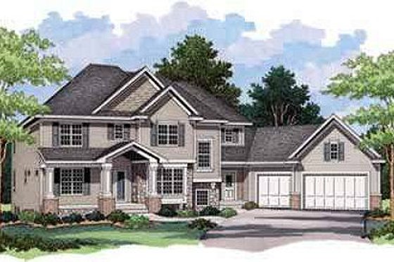 Exterior - Other Elevation for Craftsman House Plan #51-226 - 3 bed, 2.5 bath