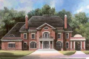 Colonial Exterior - Front Elevation Plan #119-161