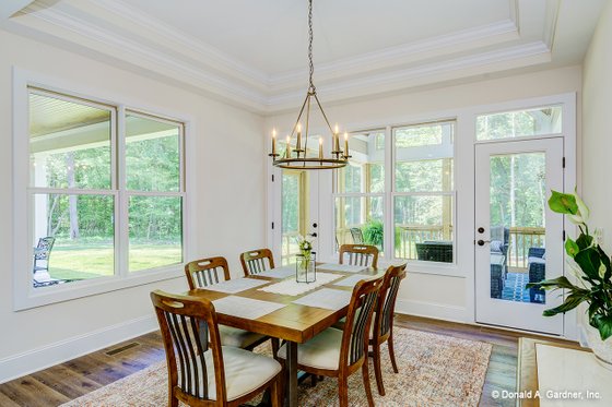 Interior - Dining Room for Craftsman House Plan #929-7 - 4 bed, 3 bath