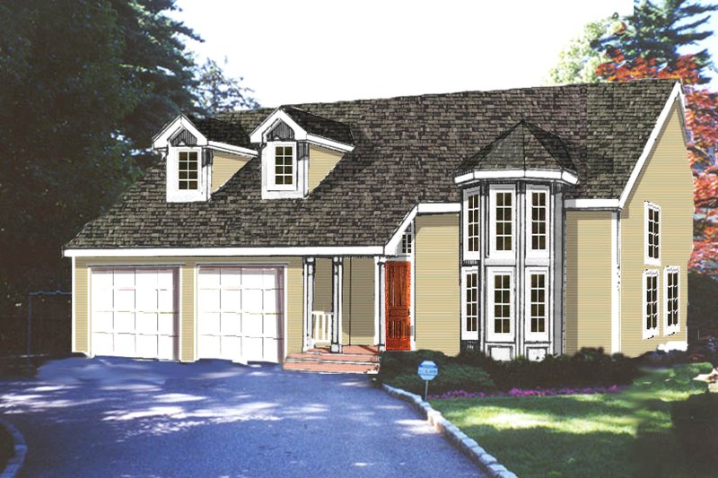 House Plan Design - Traditional Exterior - Front Elevation Plan #3-312