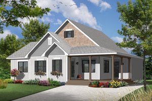 Ranch Style House Plan - 2 Beds 1.5 Baths 1620 Sq Ft Plan #23-2565 