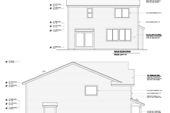 Exterior - Other Elevation 1 for Craftsman House Plan #53-494 - 4 bed, 2.5 bath