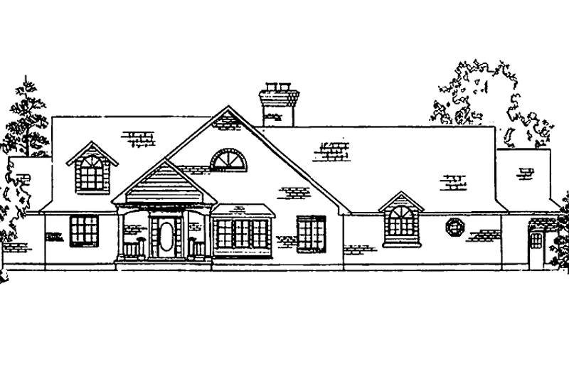 Dream House Plan - Exterior - Front Elevation 3 for Country House Plan #945-54 - 4 bed, 3.5 bath