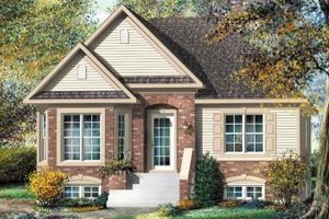 Traditional Exterior - Front Elevation Plan #25-4135