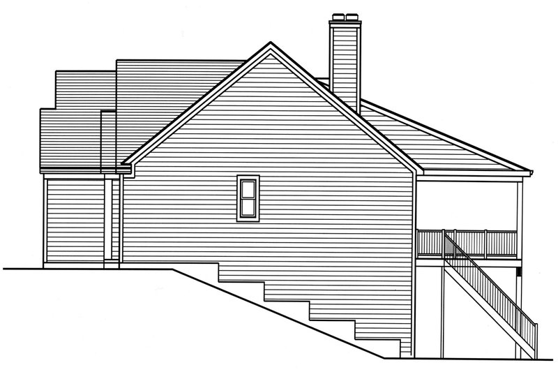 Dream House Plan - Exterior - Other Elevation 1 for Ranch House Plan #46-905 - 3 bed, 2 bath