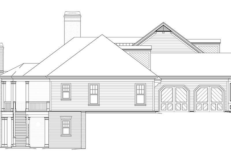 Home Plan - Exterior - Other Elevation 1 for Colonial House Plan #429-442 - 3 bed, 2.5 bath