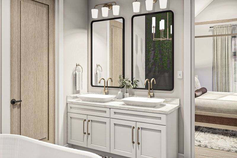 Architectural House Design - Interior - Bathroom 1 for Modern House Plan #455-606 - 3 bed, 2.5 bath