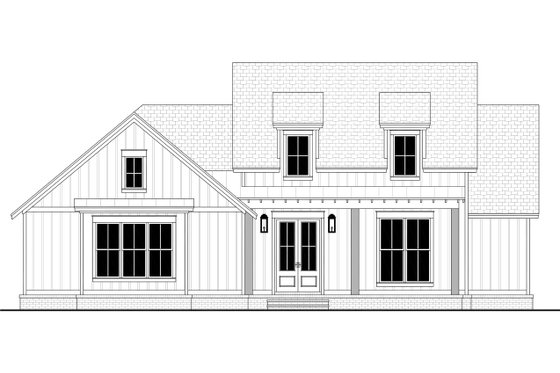 Exterior - Front Elevation 4 for Farmhouse House Plan #430-324 - 3 bed, 2.5 bath