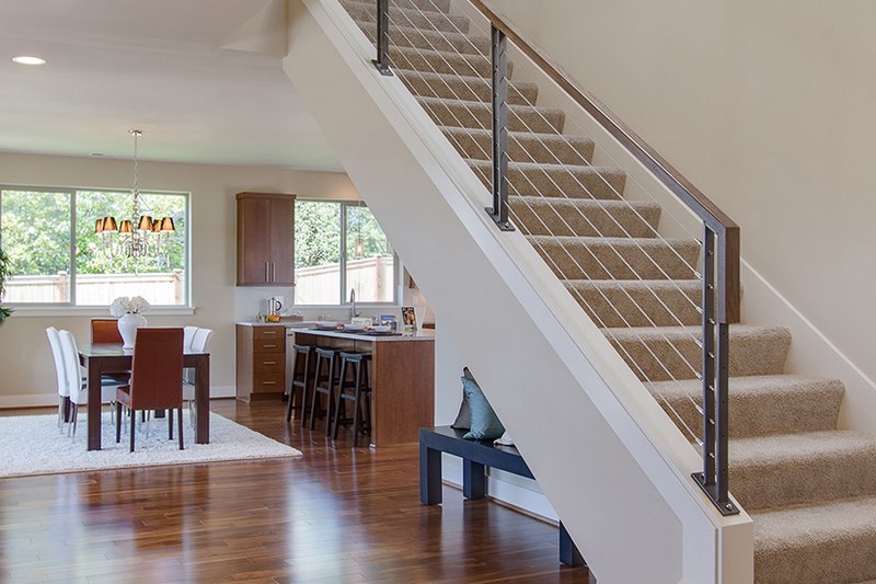 Architectural House Design - Interior - Entry for Contemporary House Plan #132-564 - 4 bed, 3 bath
