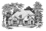 Traditional Style House Plan - 3 Beds 2 Baths 1975 Sq/Ft Plan #927-383 Exterior 