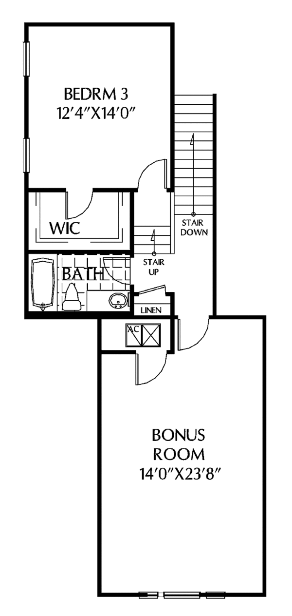 Dream House Plan - Mediterranean Floor Plan - Upper Floor Plan #999-131