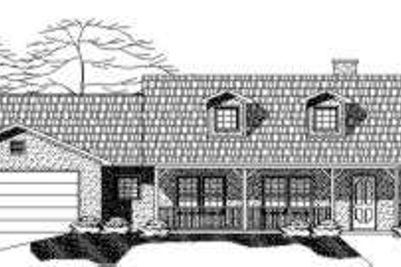 Country Style House Plan - 3 Beds 2.5 Baths 2141 Sq/Ft Plan #24-219