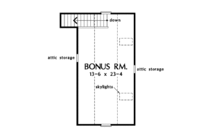 Floor Plan - Other Floor for Country House Plan #929-491 - 3 bed, 2.5 bath