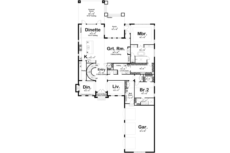 Dream House Plan - Floor Plan - Lower Floor for Colonial House Plan #455-388 - 5 bed, 4.5 bath