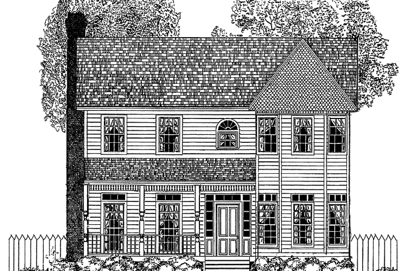 House Design - Victorian Exterior - Front Elevation Plan #1014-5