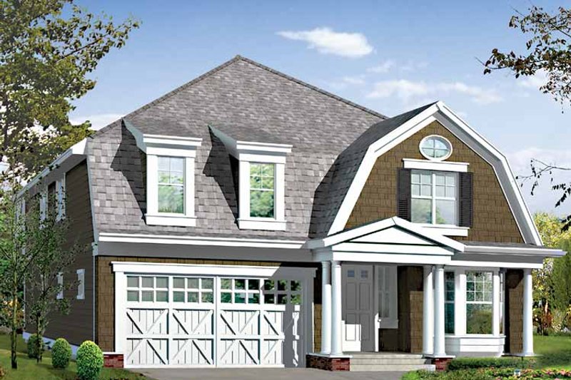 Home Plan - Exterior - Front Elevation 3 for Craftsman House Plan #132-460 - 5 bed, 2.5 bath