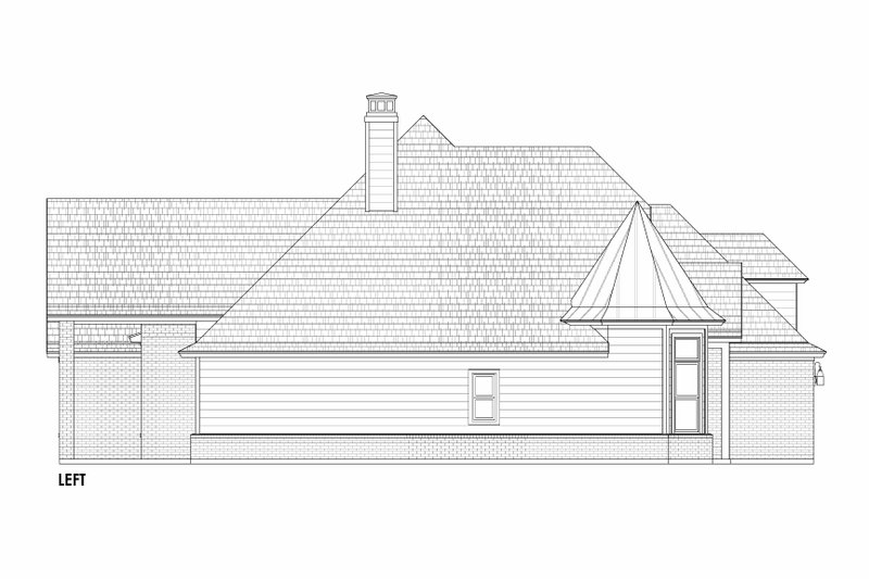 House Design - Exterior - Other Elevation for Tudor House Plan #1096-104 - 4 bed, 2 bath