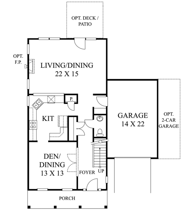 Home Plan - Classical Floor Plan - Main Floor Plan #1053-47