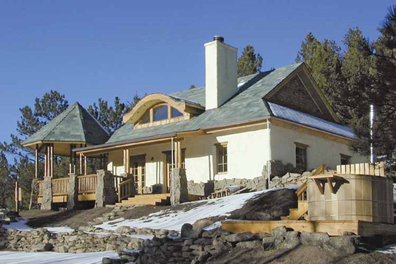 Architectural House Design - Exterior - Front Elevation 5 for Traditional House Plan #1042-8 - 2 bed, 1 bath