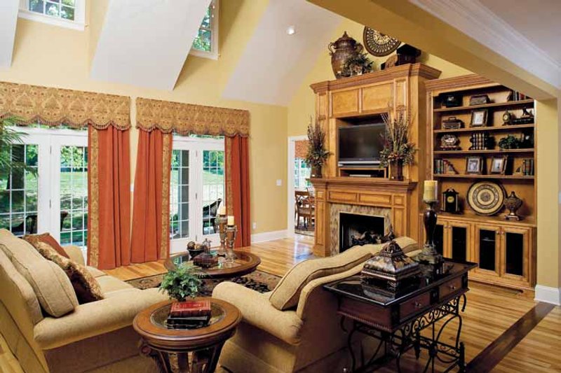Home Plan - Interior - Family Room for Country House Plan #929-636 - 3 bed, 2.5 bath