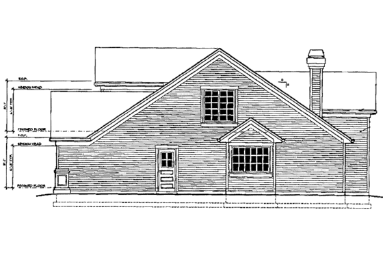 Floor Plan - Other Floor for Bungalow House Plan #48-727 - 4 bed, 2.5 bath