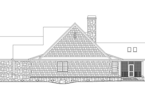 Exterior - Other Elevation for Craftsman House Plan #929-972 - 3 bed, 2 bath