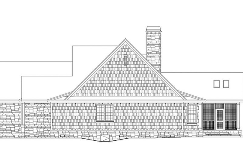 Architectural House Design - Exterior - Other Elevation for Craftsman House Plan #929-972 - 3 bed, 2 bath