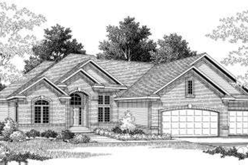 Traditional Style House Plan - 4 Beds 4.5 Baths 4122 Sq/Ft Plan #70-784