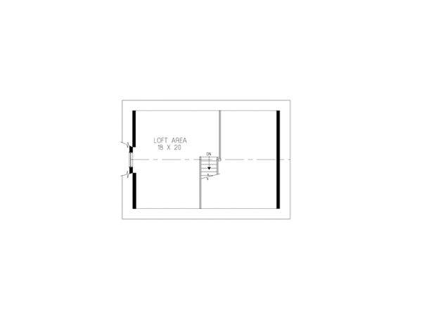 House Blueprint - Log Floor Plan - Upper Floor Plan #964-2