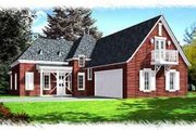 European Style House Plan - 4 Beds 3 Baths 2447 Sq/Ft Plan #15-274 