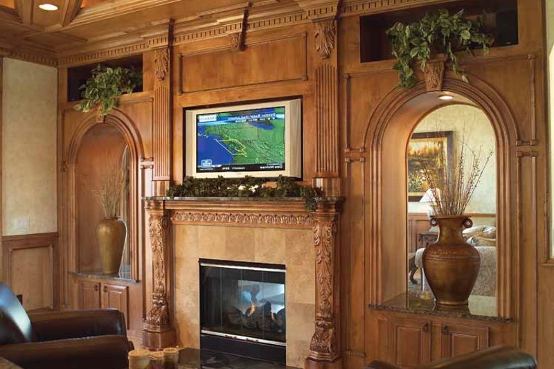 Home Plan - Interior - Family Room 1 for Mediterranean House Plan #70-1399 - 4 bed, 3.5 bath