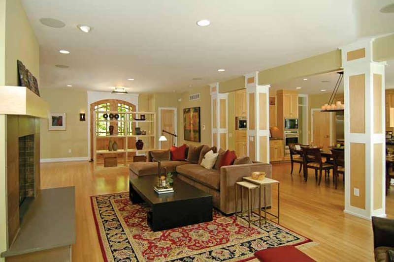 Home Plan - Interior - Family Room 1 for Prairie House Plan #928-38 - 3 bed, 3 bath