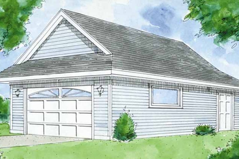 House Blueprint - Exterior - Front Elevation Plan #410-3606