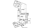 Mediterranean Style House Plan - 4 Beds 3.5 Baths 4181 Sq/Ft Plan #141-223 