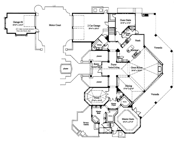 House Plan Design - Contemporary Floor Plan - Main Floor Plan #930-108