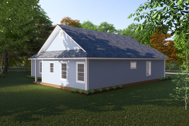 Architectural House Design - Exterior - Other Elevation 2 for Cottage House Plan #513-2210 - 3 bed, 2 bath