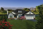 Traditional Style House Plan - 2 Beds 2 Baths 1849 Sq/Ft Plan #70-1080 