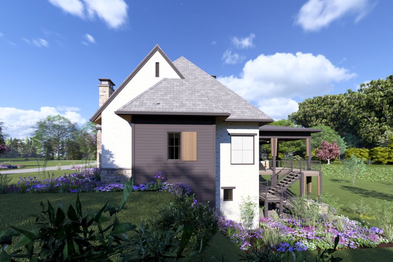 Home Plan - Exterior - Other Elevation for Tudor House Plan #1069-37 - 2 bed, 2.5 bath